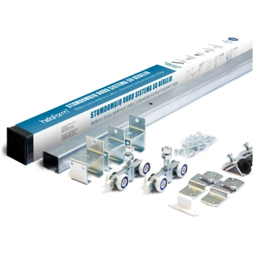 Sliežu komplekts Helaform 20506/K-075, bīdāmām iek