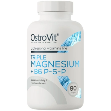 OSTROVIT Triple Magnesium + B6 P-5-P (90 kapsulas)