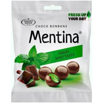 Mentina želejkonfektes Piparmētra ar kakao glazūru