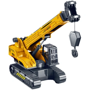 Rotaļu ceļamkrāns Engineering Series, dzeltena krā