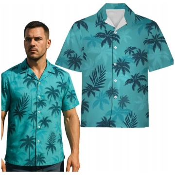 Vīriešu Vice City Hawaiian Carnival krekls Gta Tom