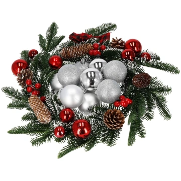 Springos CA0002 ZIEMASSVĒTKU BALLES 6 CM 12 GAB