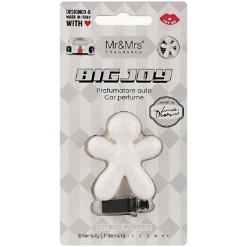 MrMrs Fragrance Big Joy Auto smaržas Citrus Woods 
