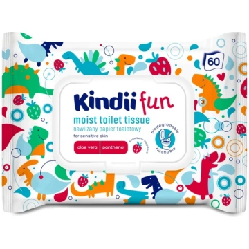 Mitrināts tualetes papīrs Kindii Fun 60 gab. | 221