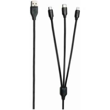 Bullet 3in1, USB - Micro/USB-C/8PIN, 1 m