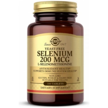 Selenium 200 mcg Yeast-Free Solgar 100 tab
