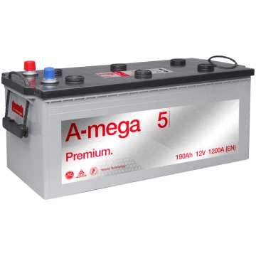 Akumulators A-mega Premium, 12 V, 60 Ah, 600 A