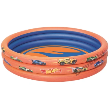 TRĪSRIŅĶU BASEINS HOTWHEELS 1.22m x H25cm