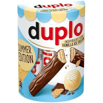 Ferrero Duplo vaniļas saldējums, 10 gab. iepakojum