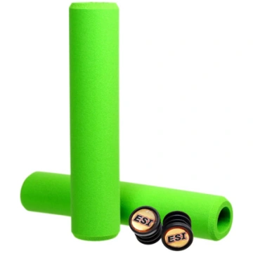 Stūres rokturi ESI Racer"s Edge green GRIP726