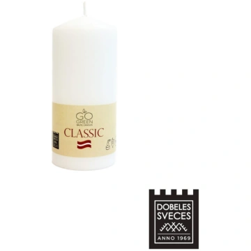 CILINDRS - BALTS 67 x 150 mm Baltic candles Ltd