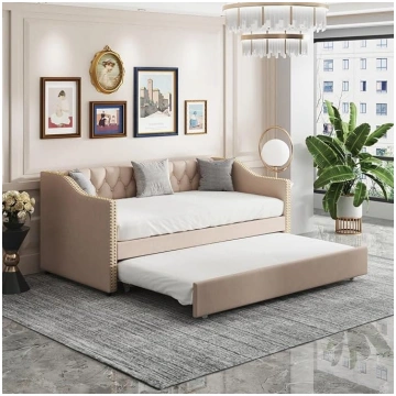Sofa Bed, Extendable Sofa Bed, 2-Seater Sofa with 