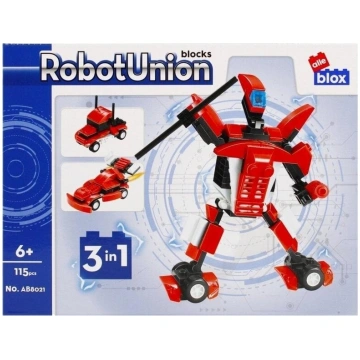 Būvkonstrukciju klucīši Robots 115 gab ALLEBLOX