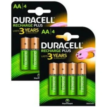 Duracell AA uzlādējamās niķeļa-metālhidrīda (NiMH)