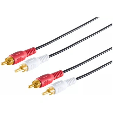 RCA audio kabelis ShiverPeaks 40501 — 2 RCA savien