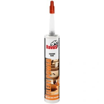 Līme elastīga Ravus Flexy power, 0.29 l, balta krā