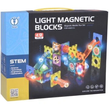 Magnētiskais konstruktors Light Marble Run ZA5250,