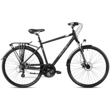 Hibrīda velosipēds ROMET Wagant 2, melni pelēks