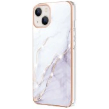 IMD Electroplating Marble Pattern TPU Phone Shell 