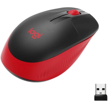 Logitech MOUSE USB OPTICAL WRL M190/RED 910-005908