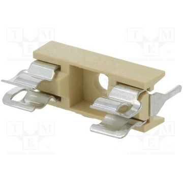 Fuse holder; THT; 5x20mm; -30÷85°C; 6.3A; thermopl