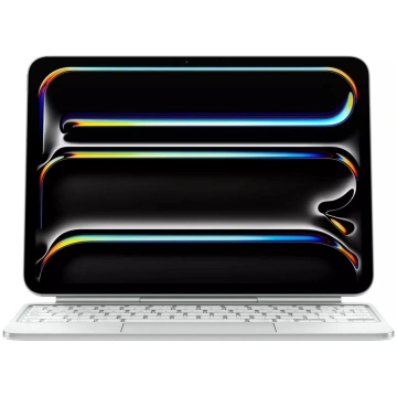 Apple Magic Keyboard QWERTY Krievu Balta ar Touchp