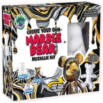 Splat Planet radošais komplekts Marble Bear, metāl