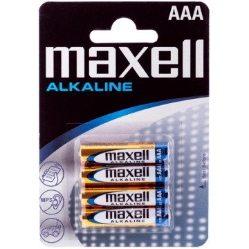 Maxell Battery Alkaline LR-03 AAA 4-Pack Single-us