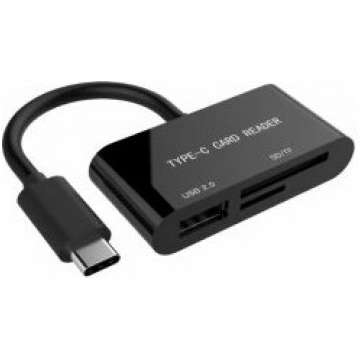 Gembird Card Reader USB Type-C SDXC SD Micro-SD US