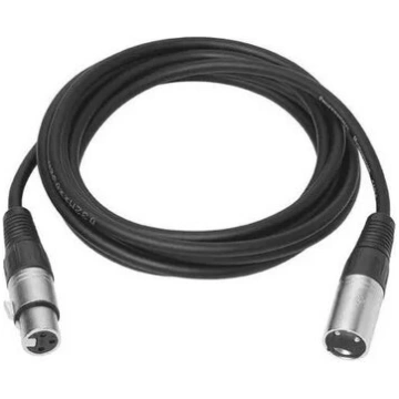 Audio kabelis Vivolink PROAUDXLRMF15 15m XLR Melns