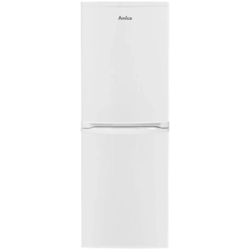 195L Static Freestanding Fridge Freezer, White - A
