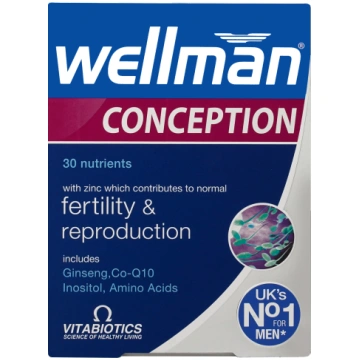 Vitabiotics: vitamīni Wellman® conception