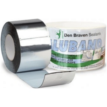 Bituma lenta Aluband 10cm / 10m pelēka