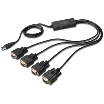 Vads Digitus DA-70159 RS-232 x 4, USB 2.0, 1.5 m, 