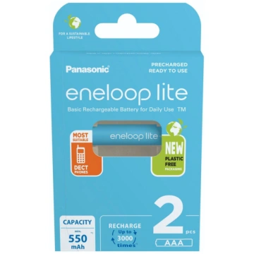 Panasonic Eneloop lite Micro 550mAh AAA Ni-MH BK-4