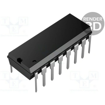IC: digital; programmable timer; CMOS; THT; DIP16;