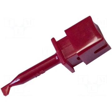 Clip-on probe | hook type | 10A | red | Contacts: 