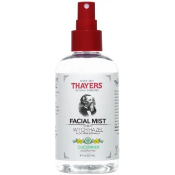 Thayers sejas aerosols ar gurķu aromātu. Nomierino