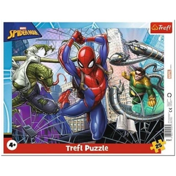 Trefl Puzzle 25 szt. Odwazny Spiderman (31347) 313