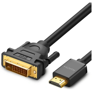 Ugreen bi-directional cable HDMI - DVI 2m black (H