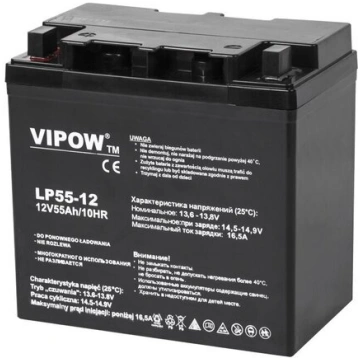 Svina akumulators Vipow 12V 55Ah