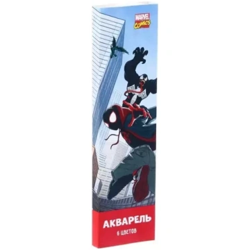 Medus akvarelis "Marvel", 6 krāsas, kartona kastīt