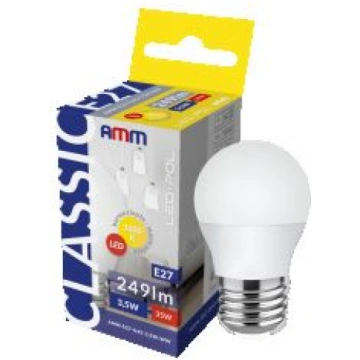LED spuldze AMM-E27-G45-3,5W-WW E27 A+ AMM04061 3,