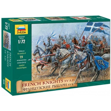 1:72 Zvezda 8036 - Franču bruņinieki XV gs