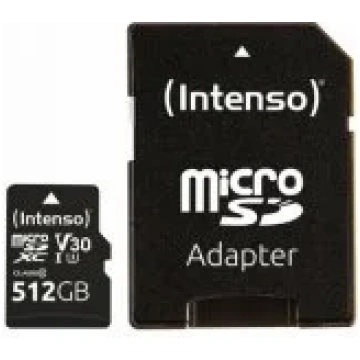 Intenso microSDXC 512GB Class 10 3433493 atmiņas k