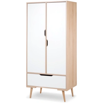 Skapji - Divdurvju skapis Klups SOFIE BEECH-WHITE,