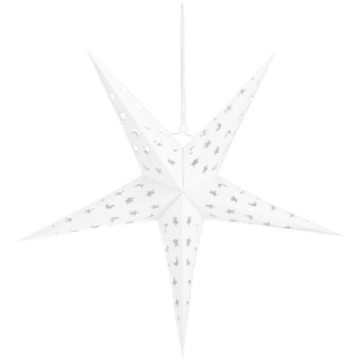 Springos 3D Ziemassvētku papīra zvaigzne 25 cm Zie