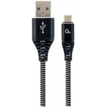 Gembird USB Male - Micro USB Male Premium cotton b
