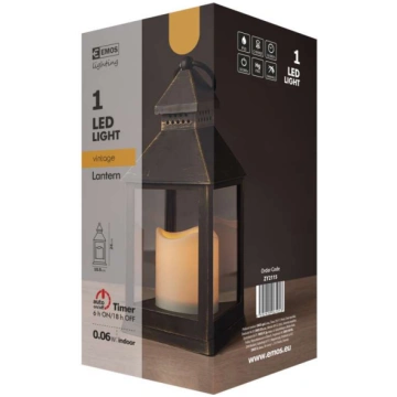 LED Dekors EMOS Laterna 1LED 0.06W Vintage IP20 (3