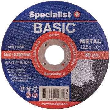 SPECIALIST+ metāla griešanas disks BASIC, 125 x 1 